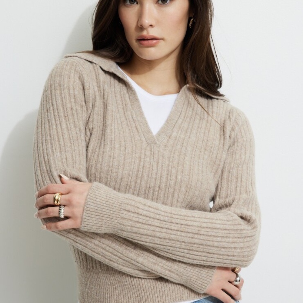 Dynamite Heavenlyarn Polo Sweater